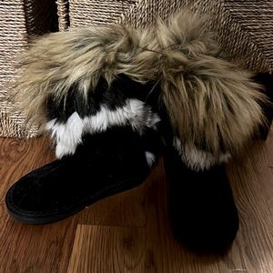 Cute Fur Moccasins
